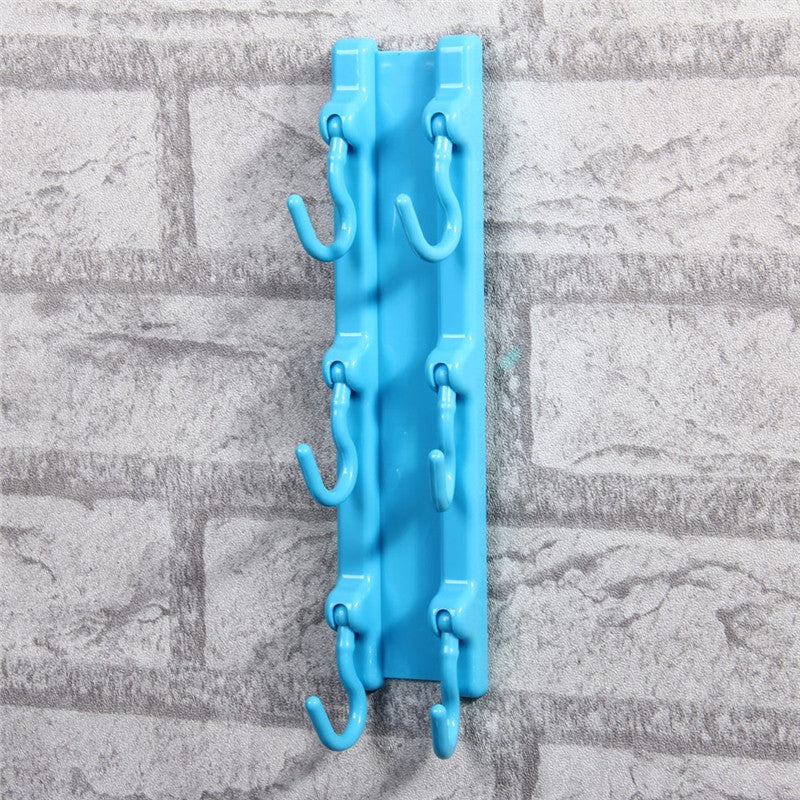 6 Hooks Hanger (Blue)